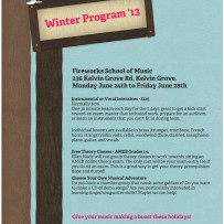 Winter Program ’13